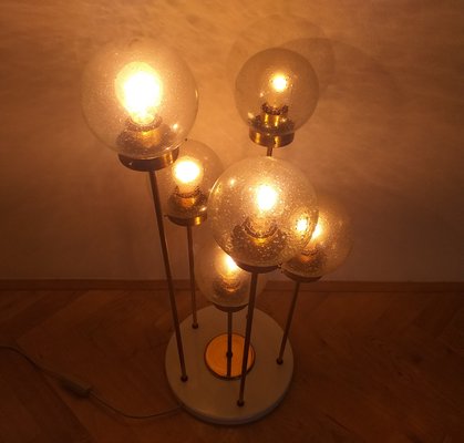 Mid-Century Sputnik Floor Lamp from Kamenický Šenov, 1970s-TZ-584881