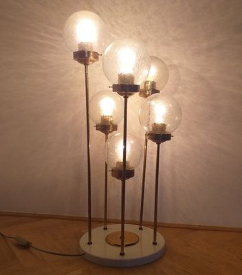 Mid-Century Sputnik Floor Lamp from Kamenický Šenov, 1970s-TZ-584881