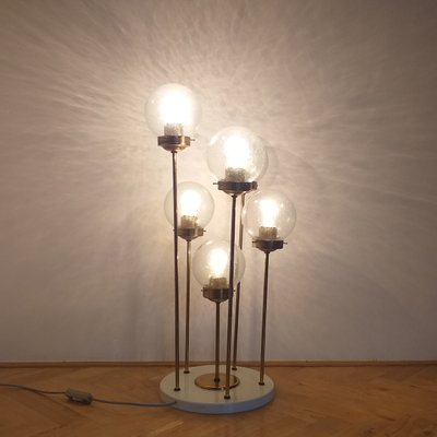 Mid-Century Sputnik Floor Lamp from Kamenický Šenov, 1970s-TZ-584881