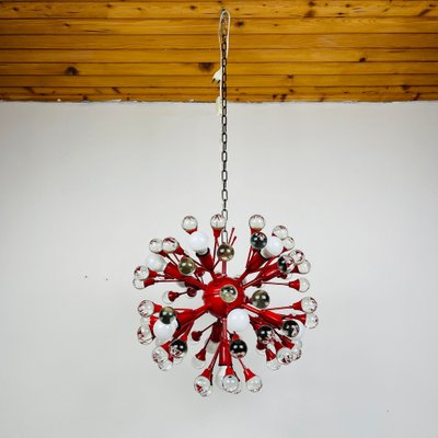 Mid-Century Sputnik Murano Glass Ball Table or Pendant Lamp, Italy, 1970s-WQC-1769159