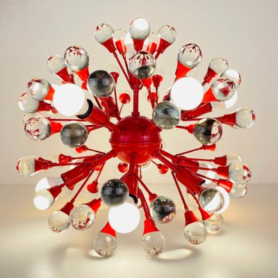 Mid-Century Sputnik Murano Glass Ball Table or Pendant Lamp, Italy, 1970s-WQC-1769159