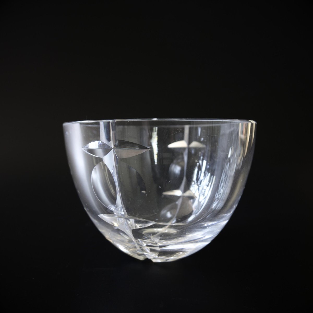 Mid-Century SS 248 Bowl in Crystal from Kosta, Sweden