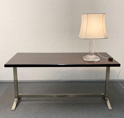 Mid-Century Steel Writing Table by Gianni Moscatelli for Formanova, Italy, 1960s-JDR-1125913