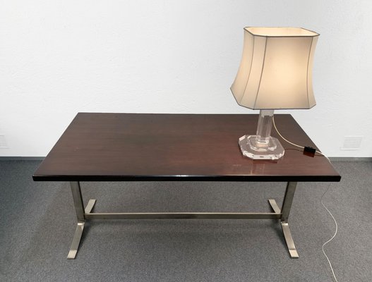 Mid-Century Steel Writing Table by Gianni Moscatelli for Formanova, Italy, 1960s-JDR-1125913