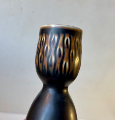 Mid-Century Stoneware Vase or Candlestick by Gerd Bøgelund for Royal Copenhagen, 1960s-LCR-1091799