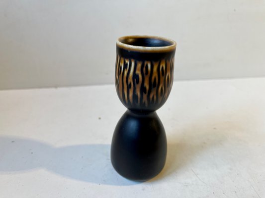 Mid-Century Stoneware Vase or Candlestick by Gerd Bøgelund for Royal Copenhagen, 1960s-LCR-1091799