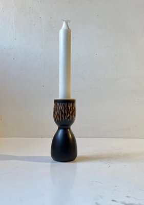 Mid-Century Stoneware Vase or Candlestick by Gerd Bøgelund for Royal Copenhagen, 1960s-LCR-1091799