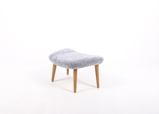 Mid-Century Stool by Illum Wikkelsø, 1950s-FK-1409583