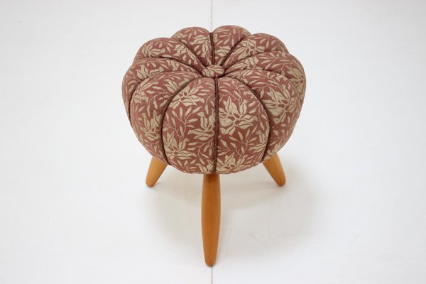 Mid-Century Stool / Tabouret in the Style of Jindřich Halabala, 1958-TZ-1448498