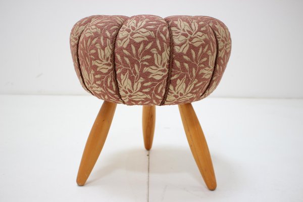 Mid-Century Stool / Tabouret in the Style of Jindřich Halabala, 1958-TZ-1448498