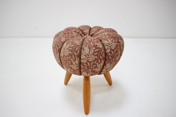 Mid-Century Stool / Tabouret in the Style of Jindřich Halabala, 1958-TZ-1448498