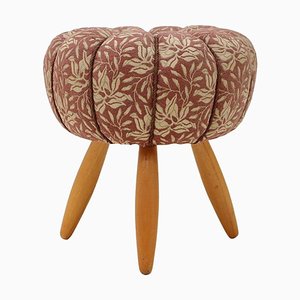 Mid-Century Stool / Tabouret in the Style of Jindřich Halabala, 1958-TZ-1448498