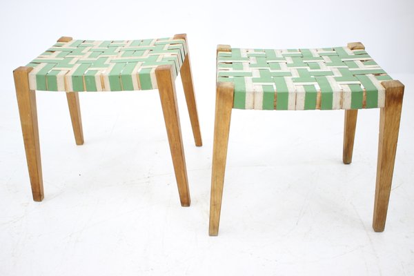 Mid-Century Stools, 1950s, Set of 2-TZ-581307