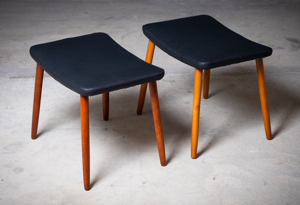 Mid-Century Stools, Denmark, 1960s, Set of 2-ZGQ-1196100