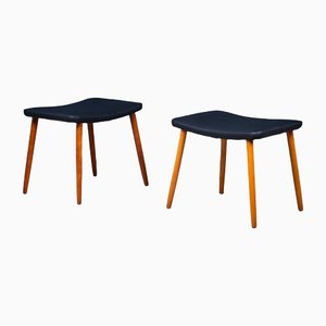 Mid-Century Stools, Denmark, 1960s, Set of 2-ZGQ-1196100