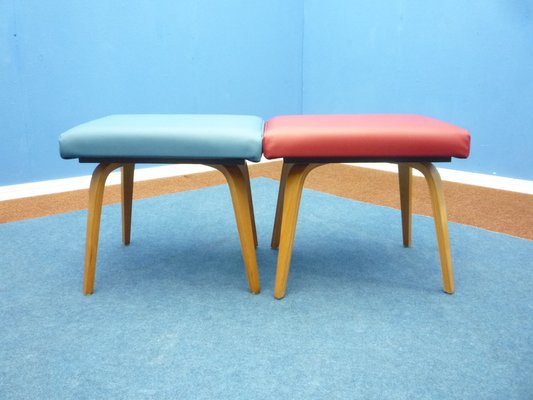 Mid-Century Stools from Pforzheimer Bugholz Möbel, 1950s, Set of 2-UG-1807796