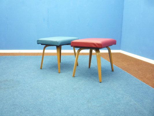 Mid-Century Stools from Pforzheimer Bugholz Möbel, 1950s, Set of 2-UG-1807796