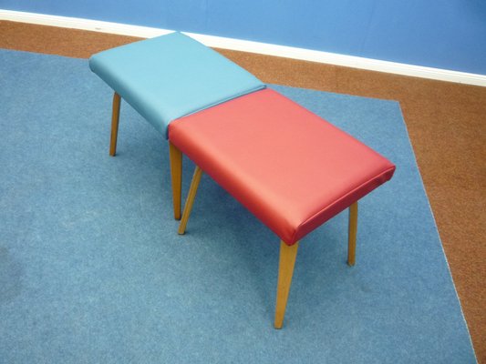 Mid-Century Stools from Pforzheimer Bugholz Möbel, 1950s, Set of 2-UG-1807796