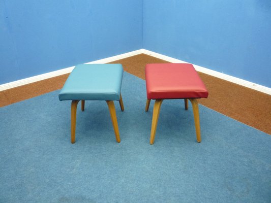 Mid-Century Stools from Pforzheimer Bugholz Möbel, 1950s, Set of 2-UG-1807796