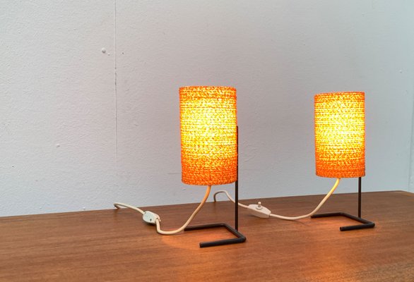 Mid-Century String Table Lamp, 1960s, Set of 2-UAH-1330929