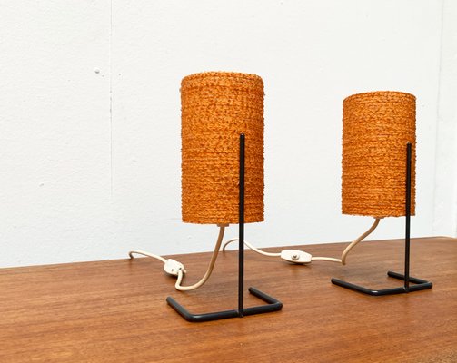 Mid-Century String Table Lamp, 1960s, Set of 2-UAH-1330929