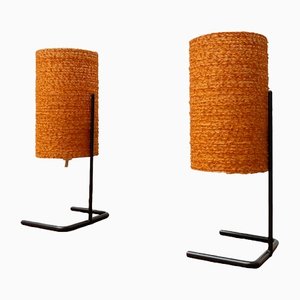 Mid-Century String Table Lamp, 1960s, Set of 2-UAH-1330929