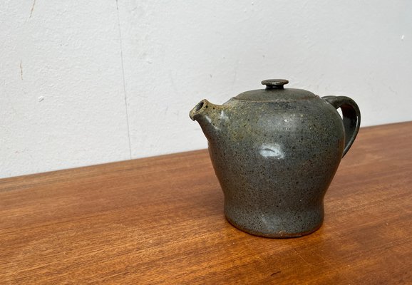 Mid-Century Studio Pottery Teapot from Kirsten Pottery, Ørum, Denmark, 1960s-UAH-1704019