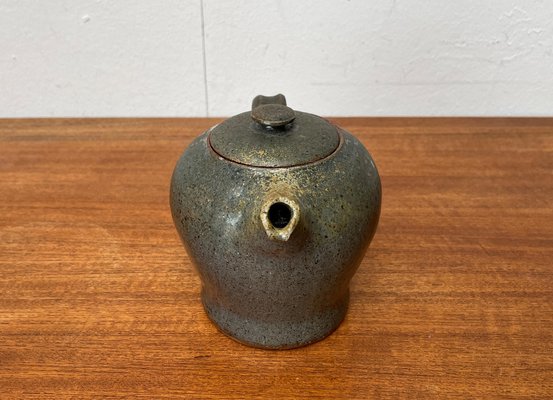 Mid-Century Studio Pottery Teapot from Kirsten Pottery, Ørum, Denmark, 1960s-UAH-1704019