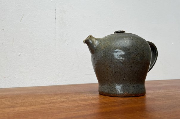 Mid-Century Studio Pottery Teapot from Kirsten Pottery, Ørum, Denmark, 1960s-UAH-1704019