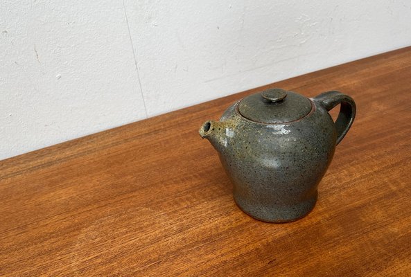 Mid-Century Studio Pottery Teapot from Kirsten Pottery, Ørum, Denmark, 1960s-UAH-1704019