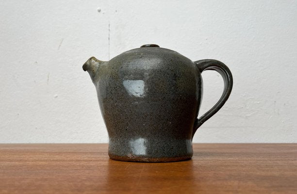 Mid-Century Studio Pottery Teapot from Kirsten Pottery, Ørum, Denmark, 1960s-UAH-1704019