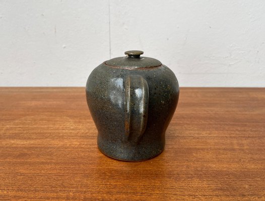 Mid-Century Studio Pottery Teapot from Kirsten Pottery, Ørum, Denmark, 1960s-UAH-1704019