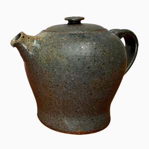 Mid-Century Studio Pottery Teapot from Kirsten Pottery, Ørum, Denmark, 1960s-UAH-1704019