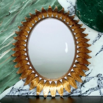 Mid-Century Sun Wall Mirror-LLP-1741797