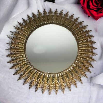 Mid-Century Sun Wall Mirror-LLP-1741796