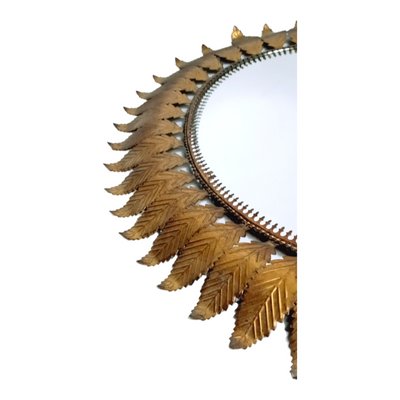 Mid-Century Sun Wall Mirror-LLP-1741797