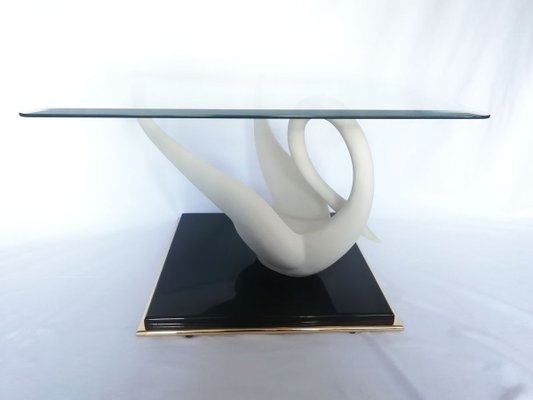 Mid-Century Swan Coffee Table from Maison Jansen-RGF-722323