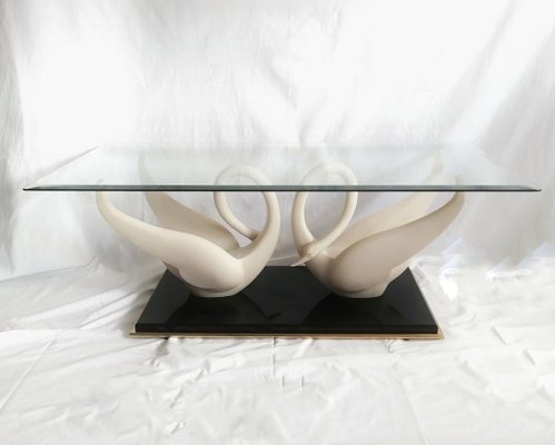 Mid-Century Swan Coffee Table from Maison Jansen-RGF-724922