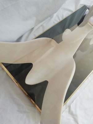 Mid-Century Swan Coffee Table from Maison Jansen-RGF-724922