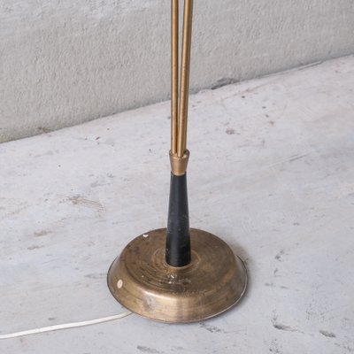 Mid-Century Swedish Adjustable Brass 3-Way Floor Lamp-JRP-1755727