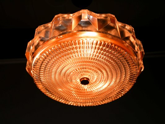 Mid-Century Swedish Brass Ceiling Lamp from Orrefors-OGU-824130