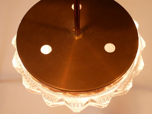 Mid-Century Swedish Brass Ceiling Lamp from Orrefors-OGU-824130