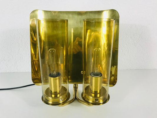 Mid-Century Swedish Brass Sconces from Hans-Agne Jakobsson AB Markaryd, 1970s, Set of 2-PUK-555377