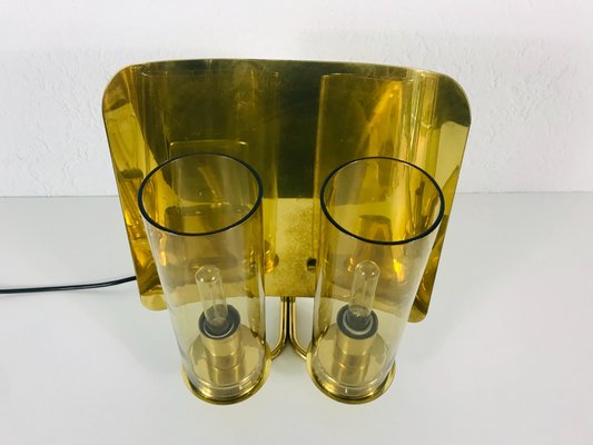 Mid-Century Swedish Brass Sconces from Hans-Agne Jakobsson AB Markaryd, 1970s, Set of 2-PUK-555377