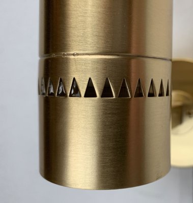 Mid-Century Swedish Brass Wall Lamps by Hans-Agne Jakobsson for Hans-Agne Jakobsson Ab, Markaryd, 1960s, Set of 2-UAH-1438718