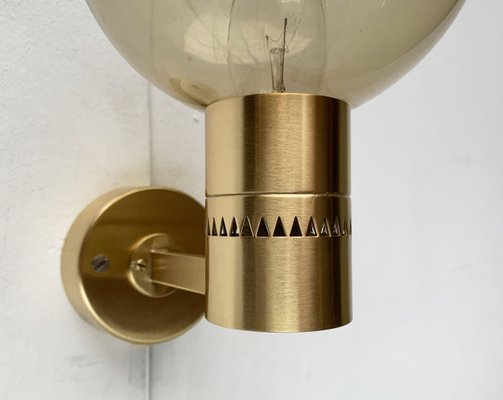 Mid-Century Swedish Brass Wall Lamps by Hans-Agne Jakobsson for Hans-Agne Jakobsson Ab, Markaryd, 1960s, Set of 2-UAH-1438718