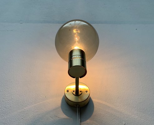 Mid-Century Swedish Brass Wall Lamps by Hans-Agne Jakobsson for Hans-Agne Jakobsson Ab, Markaryd, 1960s, Set of 2-UAH-1438718