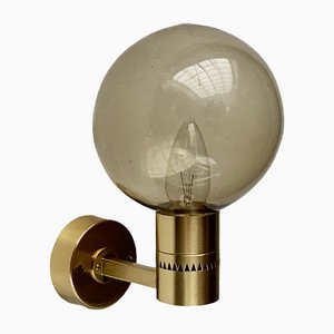 Mid-Century Swedish Brass Wall Lamps by Hans-Agne Jakobsson for Hans-Agne Jakobsson Ab, Markaryd, 1960s, Set of 2-UAH-1438718