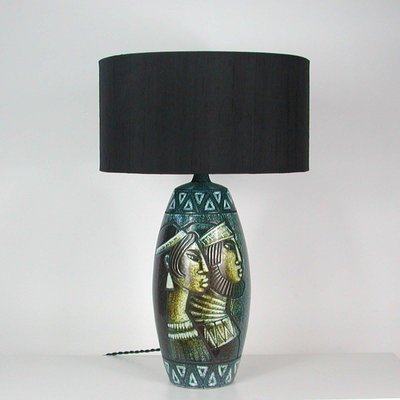 Mid-Century Swedish Ceramic Table Lamp by Bonnie Rehnkvist for Falkenbergs, 1960s-OE-897762