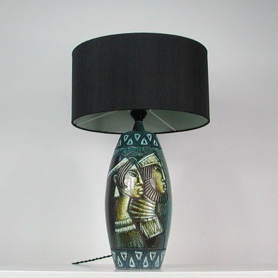 Mid-Century Swedish Ceramic Table Lamp by Bonnie Rehnkvist for Falkenbergs, 1960s-OE-897762